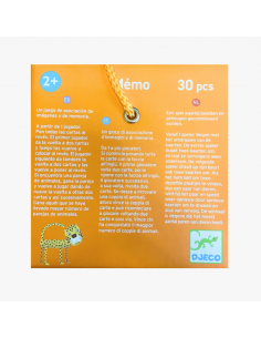 Cartes mémo animaux +2 ans