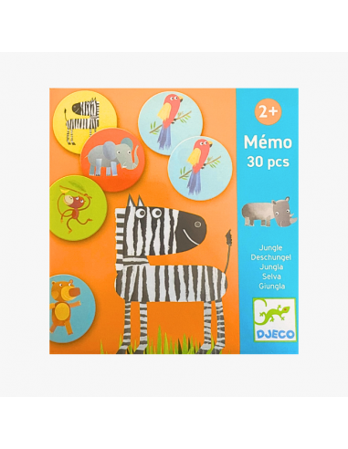 Cartes mémo animaux +2 ans