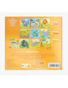 Puzzles progressifs + 3 ans