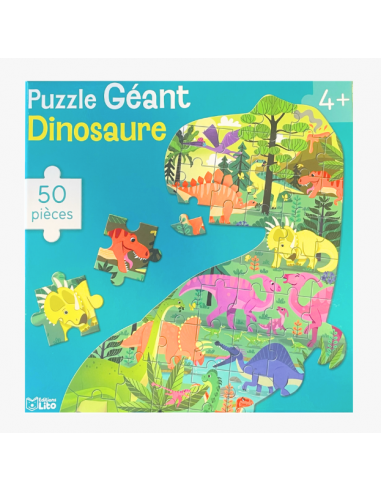 Puzzle dinosaure + 4ans