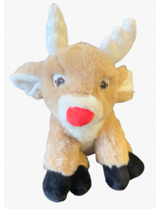 Peluche renne Noël Rudolf