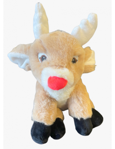 Peluche renne Noël Rudolf