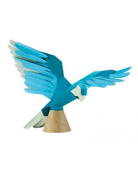 Perroquet en papier 3D - Trophée