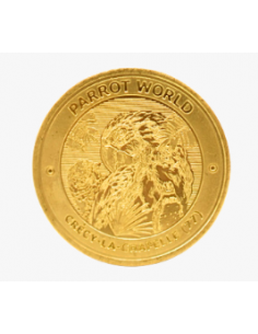 Pièce de collection perroquet