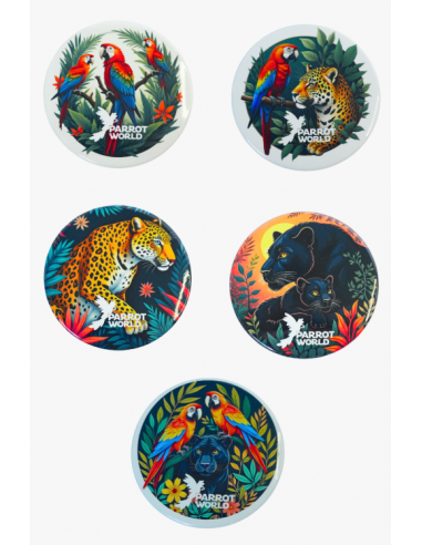 Badges Parrot World