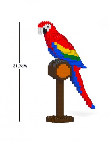Perroquet Ara Macao taille 31 cm
