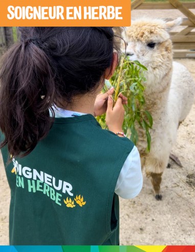 Bon cadeau Soigneur en Herbe pour un enfant 7 à 12 ans inclus