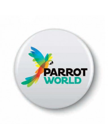 Badge Parrot World