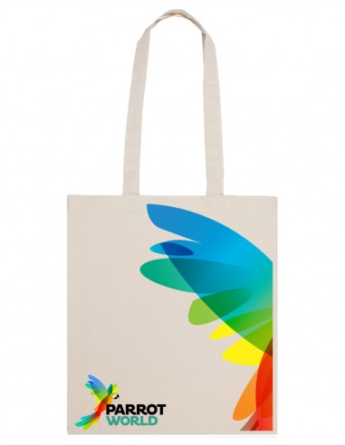 Tote bag Parrot World