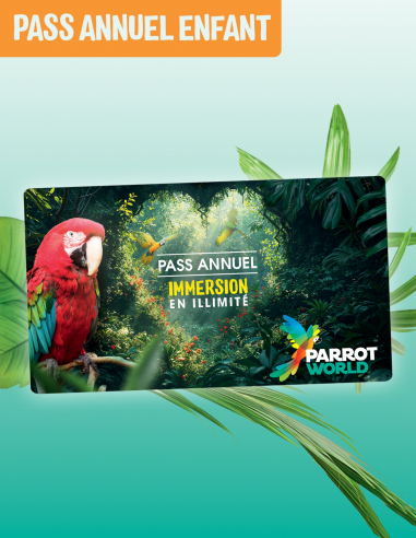 Bon cadeau Pass Annuel Enfant - de 3 à 11 ans