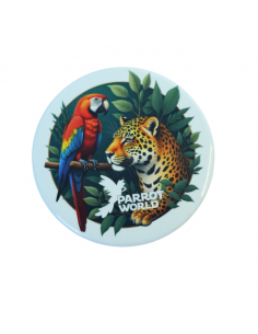 Badge Parrot World
