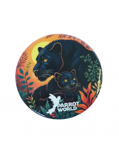 Badge Parrot World