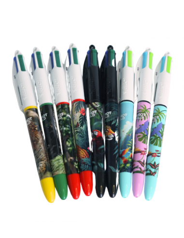 Stylo 4 couleurs Parrot World