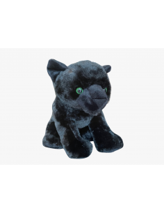 Peluche Jaguar Noir - 30 cm