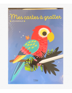 Cartes à gratter les animaux