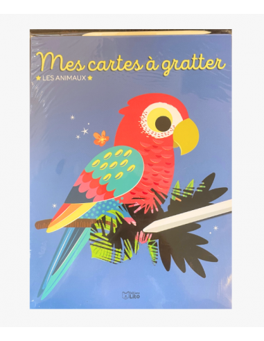 Cartes à gratter les animaux