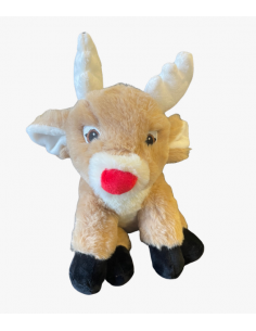Peluche renne Noël Rudolf