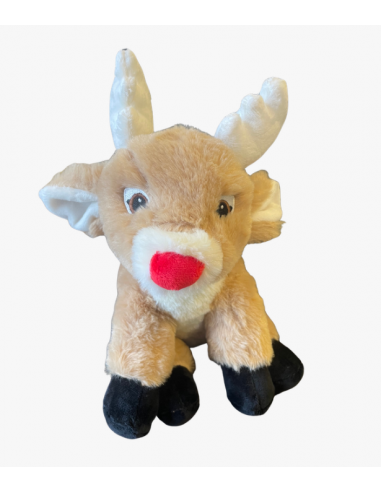 Peluche renne Noël Rudolf